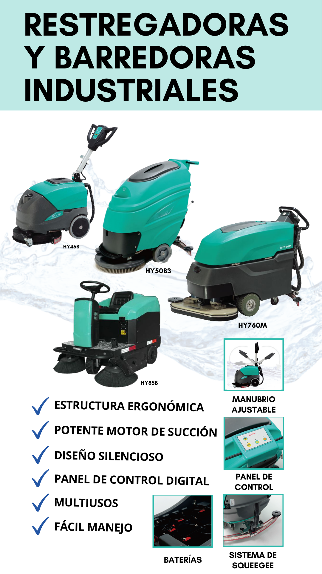 RESTREGADORAS Y BARREDORAS INDUSTRIALES