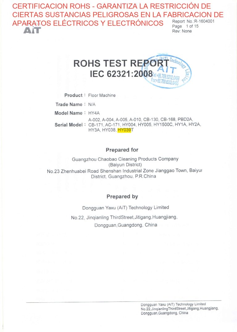 ROHs TEST REPORT IEC Hy039T floor machines-CE - RoHSACT (1)_page-0001